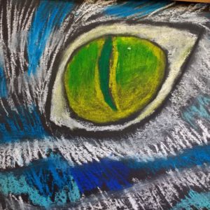 Photo of art created in GO SKETCH after school fine art courses for children in Bristol