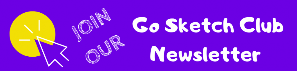go sketch club for educational and fun online art courses with lessons for kids and beginner adults!